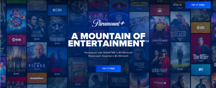 Paramount Plus on BET 