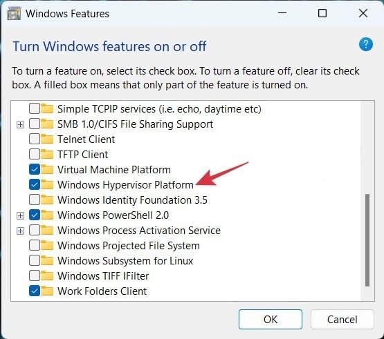 Enable Windows Hardware Virtualization