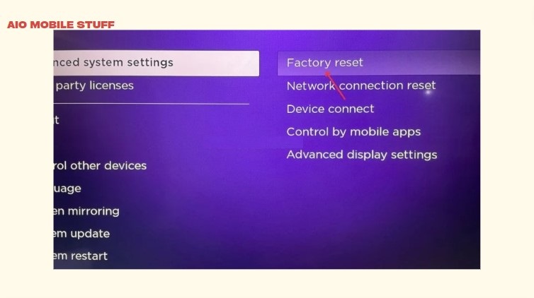 reset Roku TCL TVs