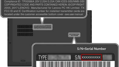 Lenovo Laptop Serial Number