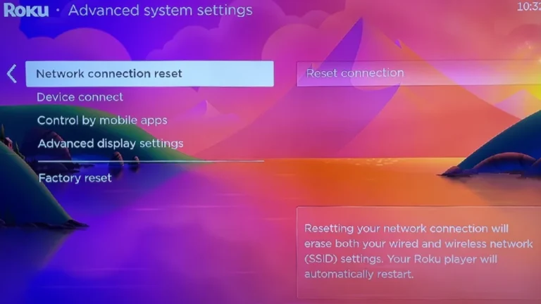  Reset the Network Connection