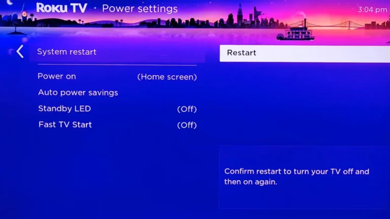 Restart Your Roku Device & App