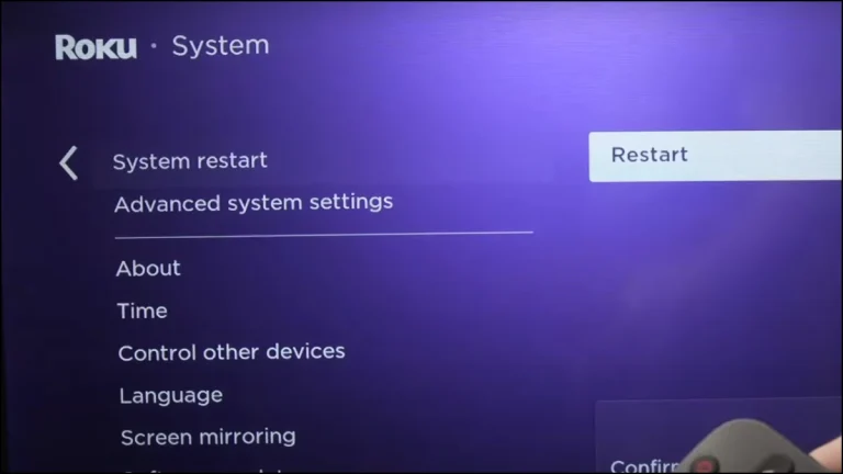 Clear Cache of Sharp Roku TV