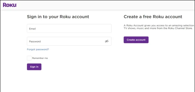 Log into My.Roku.com