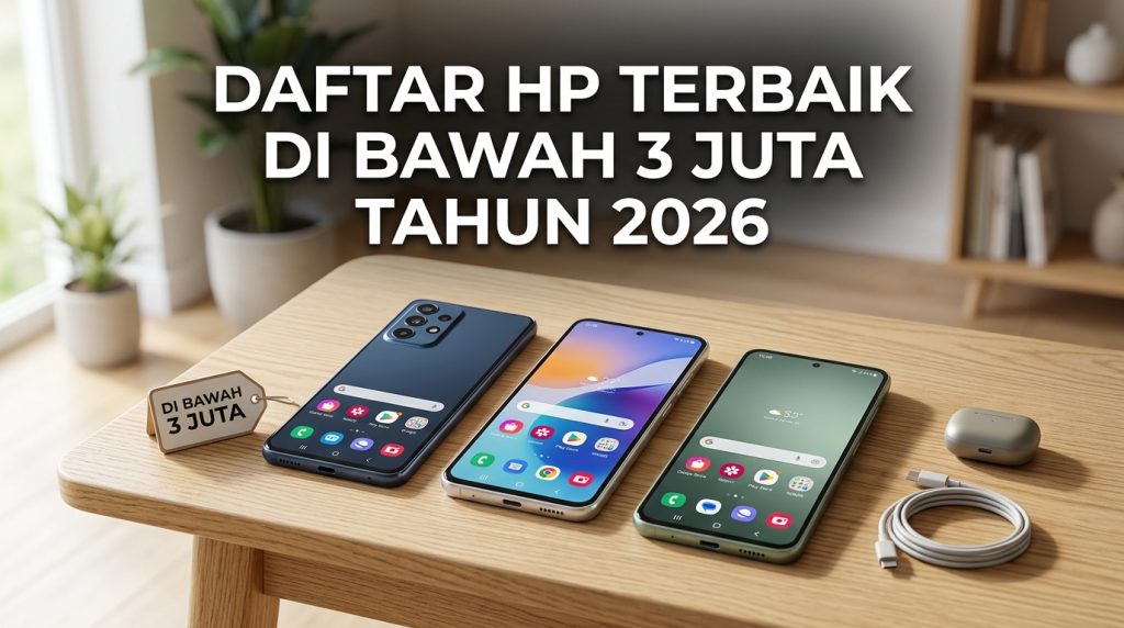Daftar HP Terbaik di Bawah 3 Juta Tahun 2026