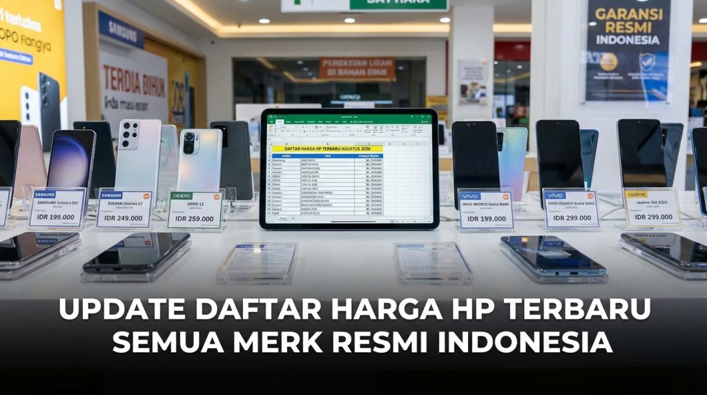 Update Daftar Harga HP Terbaru Semua Merk Resmi Indonesia